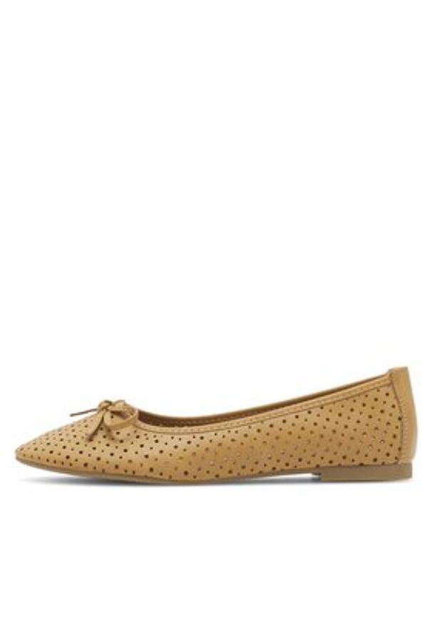 Clara Barson Baleriny WS6027-02 Brązowy. Kolor: brązowy. Materiał: skóra
