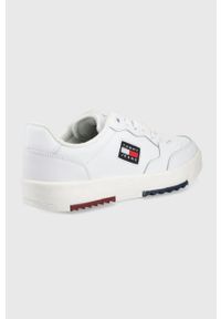 Tommy Jeans sneakersy EM0EM00899YBR kolor biały. Nosek buta: okrągły. Zapięcie: sznurówki. Kolor: biały. Materiał: materiał, włókno, guma #3