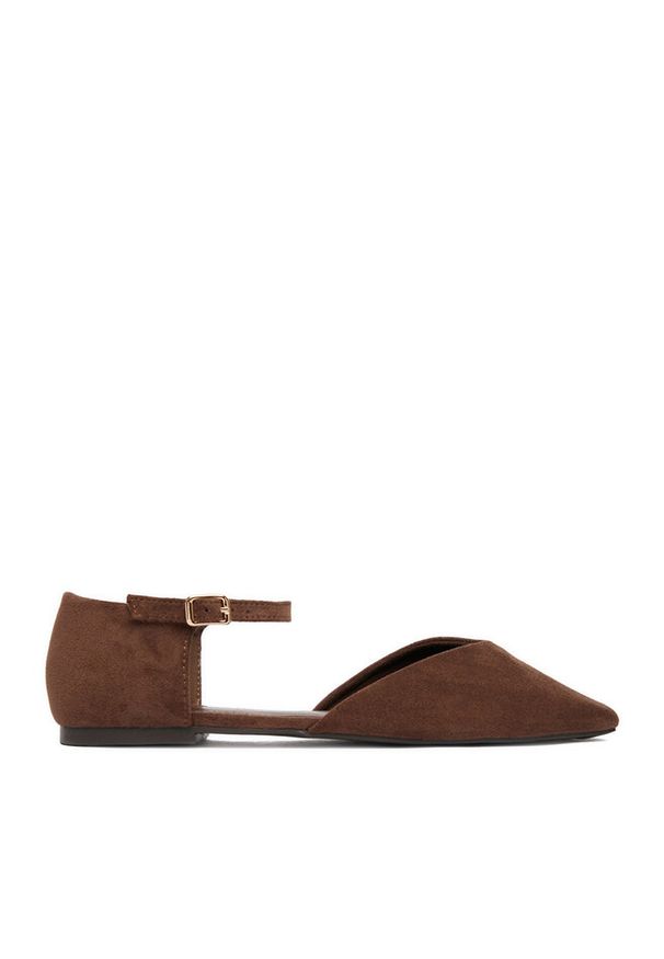 Baleriny DeeZee. Kolor: brązowy