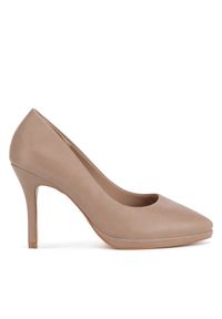 Clara Barson Szpilki WYL3656-1 Beżowy. Kolor: beżowy. Materiał: skóra. Obcas: na szpilce