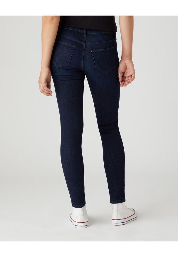 Wrangler - WRANGLER SKINNY DAMSKIE SPODNIE JEANSOWE TAINTED BLUE W28KSZ21H 112128333