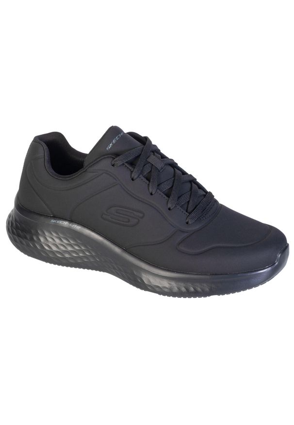 skechers - Buty sportowe Sneakersy męskie, Skech-Lite Pro - Nullify. Kolor: czarny. Materiał: syntetyk, materiał. Sport: turystyka piesza