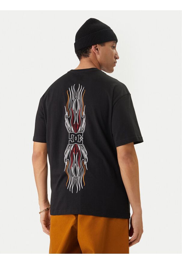 DC Shoes T-Shirt Burn Out EDYZT04356 Czarny Regular Fit. Kolor: czarny. Materiał: bawełna