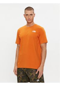 The North Face T-Shirt Redbox NF0A87NV Pomarańczowy Regular Fit. Kolor: pomarańczowy. Materiał: bawełna #1