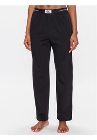 Calvin Klein Underwear Spodnie piżamowe 000QS6948E Czarny Relaxed Fit. Kolor: czarny. Materiał: bawełna