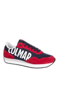 Buty do chodzenia męskie Colmar Dexter Loud. Zapięcie: sznurówki. Kolor: czerwony, wielokolorowy. Materiał: skóra, zamsz, materiał, tkanina, nylon, guma, syntetyk. Szerokość cholewki: normalna. Sport: turystyka piesza
