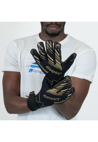 4KEEPERS - Rękawice bramkarskie dla dzieci 4keepers SOFT ONYX NC junior. Kolor: czarny. Sport: piłka nożna