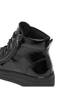 Remonte Trzewiki D1C72-00 Czarny. Kolor: czarny. Materiał: skóra, lakier #4