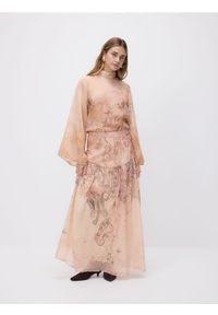 Reserved - Wzorzysta spódnica - wielobarwny. Materiał: tkanina #1