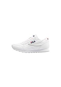 Sneakersy Fila Orbit Low. Okazja: na co dzień. Kolor: biały. Materiał: skóra, syntetyk, materiał, tkanina. Sezon: lato. Sport: turystyka piesza