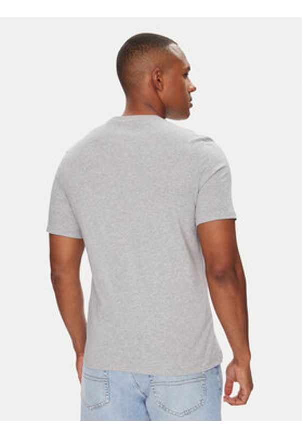 Guess Jeans T-Shirt M5YI29 K8HM0 Szary Slim Fit. Kolor: szary. Materiał: bawełna