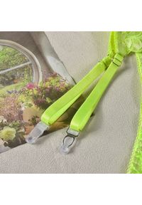 Intica - Komplet koronkowej bielizny z fiszbinami na specjalne okazje Karima. Kolor: zielony. Materiał: koronka. Wzór: koronka #6