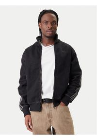 Adidas - adidas Bluza adicolor Denim Firebird KD1516 Czarny Loose Fit. Kolor: czarny. Materiał: bawełna #1