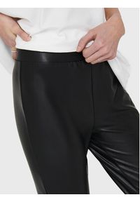 only - ONLY Legginsy Cool Coated 15187844 Czarny Extra Slim Fit. Kolor: czarny. Materiał: syntetyk #7