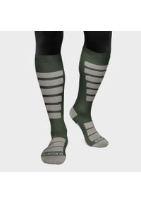 SIROKO - Skarpety narciarske unisex Siroko Aoraki. Kolor: zielony, wielokolorowy, szary