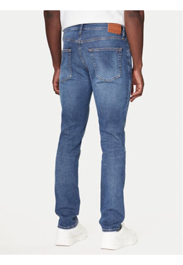 Tommy Jeans Jeansy DM0DM22203 Niebieski Slim Fit. Kolor: niebieski