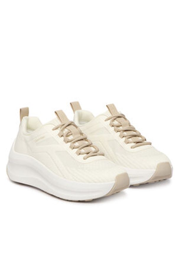 Calvin Klein Sneakersy Chunky Run Ckstripe Lup Sp Kn HW0HW03006 Biały. Kolor: biały. Materiał: materiał. Sport: bieganie
