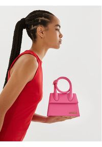 JACQUEMUS Torebka Le Chiquito Noeud 213BA005-3060 Różowy. Kolor: różowy. Materiał: skórzane #6