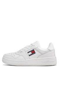 Tommy Jeans Sneakersy Retro Basket EN0EN01723 Biały. Kolor: biały. Materiał: skóra #2