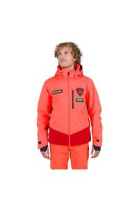 Kurtka Narciarska Rossignol męska Hero Blackside JKT pomarańczowa. Kolor: pomarańczowy. Sezon: zima. Styl: wakacyjny #1