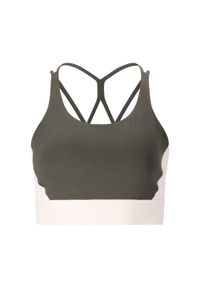 Biustonosz dla kobiet Athlecia Aspasia. Kolor: brązowy, beżowy, wielokolorowy. Sport: fitness #1