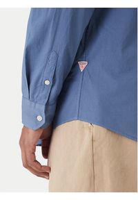 Guess Koszula F6GH02 WN861 Niebieski Regular Fit. Kolor: niebieski. Materiał: bawełna #4