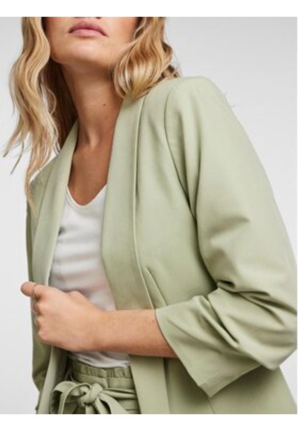 Pieces Marynarka Boss 17090996 Zielony Regular Fit. Kolor: zielony. Materiał: syntetyk