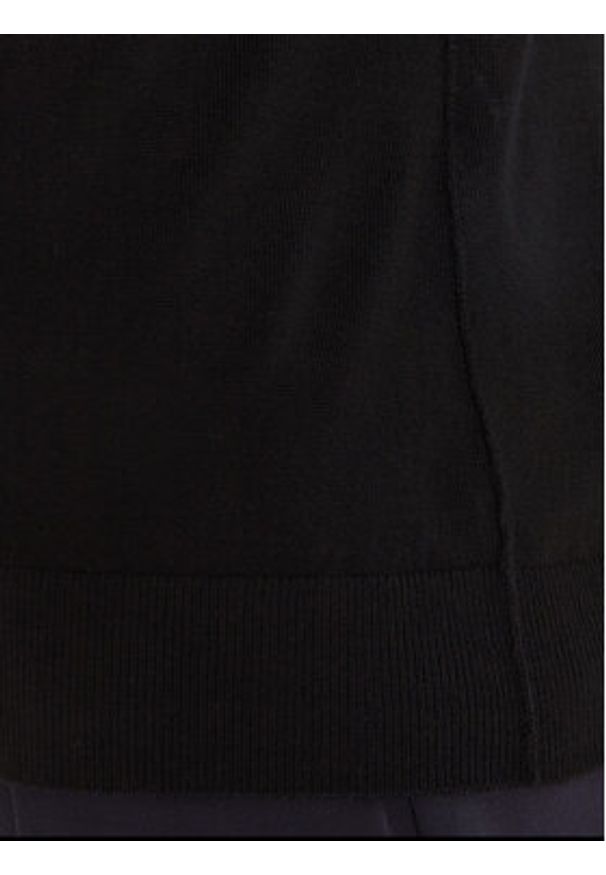 BOSS Sweter Fidenka 50545015 Czarny Regular Fit. Kolor: czarny. Materiał: wełna