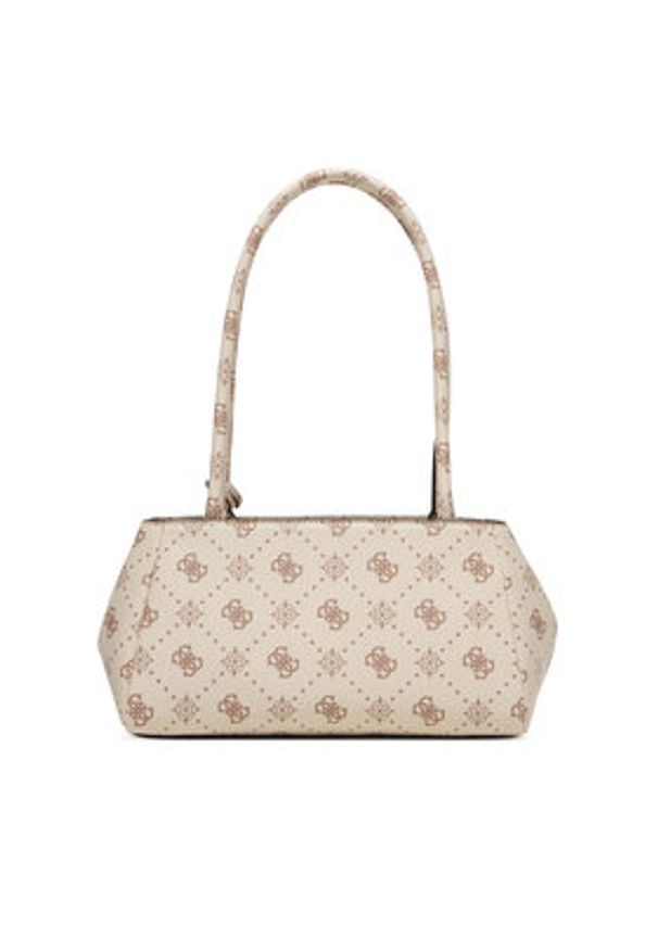 Guess Torebka Carrie Logo HWGP98 98080 Écru. Kolor: kremowy. Materiał: skórzane