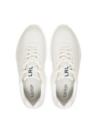 Lauren Ralph Lauren - LAUREN RALPH LAUREN Sneakersy 802969384001 Biały. Kolor: biały. Materiał: skóra #5