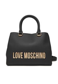 Love Moschino - LOVE MOSCHINO Torebka JC4022PP0NKD0000 Czarny. Kolor: czarny. Materiał: skórzane