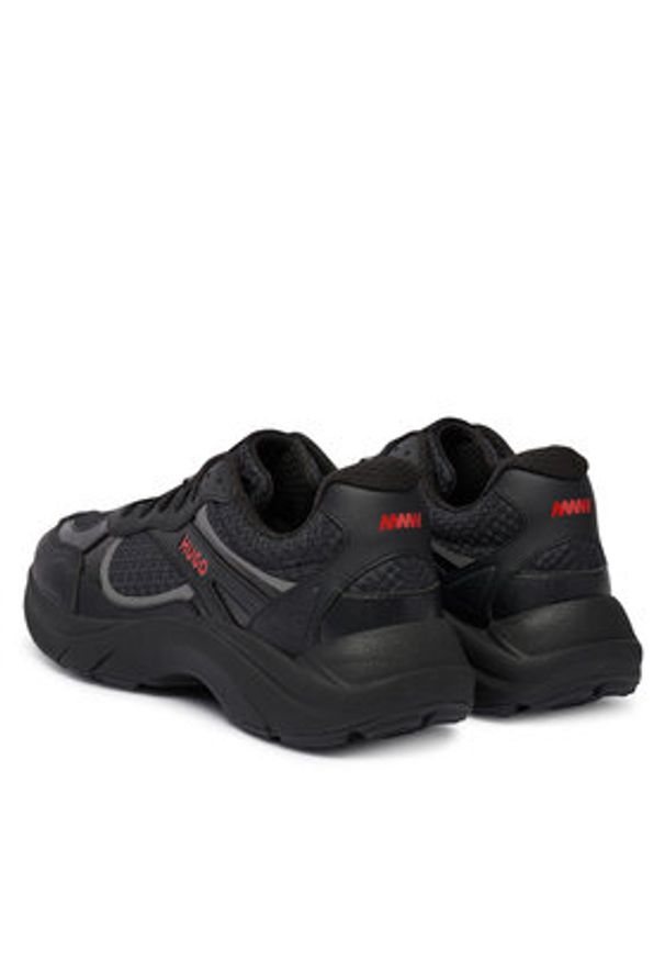 Hugo - HUGO Sneakersy GO2 50552508 Czarny. Kolor: czarny. Materiał: materiał