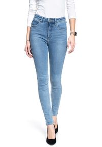 Lee - SPODNIE DAMSKIE LEE SCARLETT ULTRA HIGH BRIGHTON ROCK L30LMXBC 112106502. Styl: rockowy