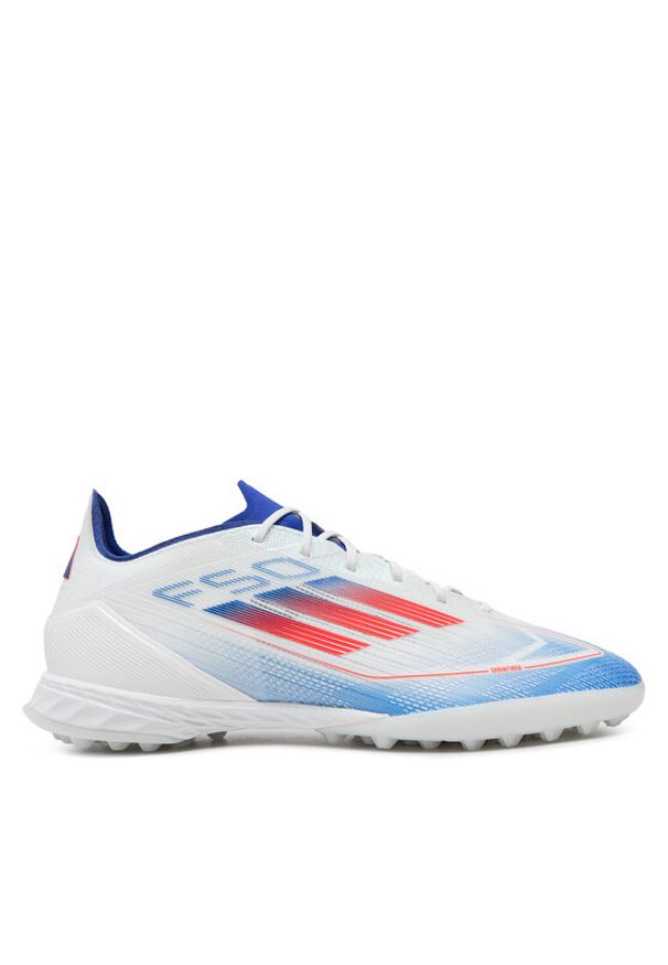 Adidas - adidas Buty do piłki nożnej F50 Pro Turf IF1323 Biały. Kolor: biały. Materiał: materiał