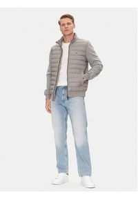 TOMMY HILFIGER - Tommy Hilfiger Kurtka przejściowa MW0MW37461 Szary Regular Fit. Kolor: szary. Materiał: bawełna, syntetyk #5