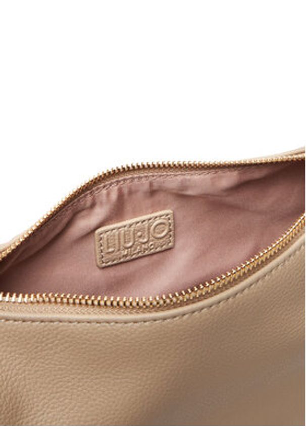 Liu Jo Torebka Ecs S Hobo AF5043 E0058 Beżowy. Kolor: beżowy. Materiał: skórzane