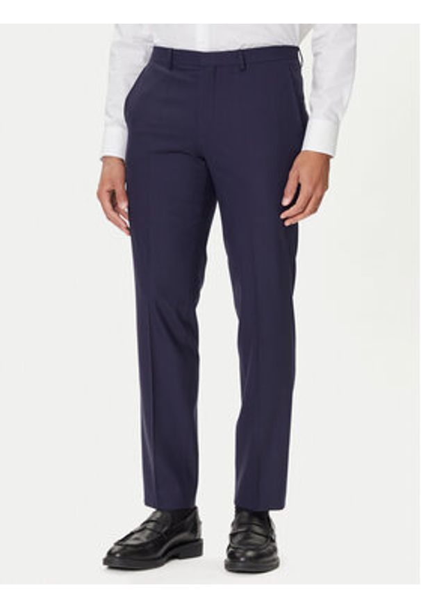 Hugo - HUGO Garnitur Arti-Hesten253X 50544524 Granatowy Extra Slim Fit. Kolor: niebieski. Materiał: syntetyk