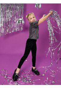 Sinsay - Legginsy z ozdobnymi cyrkoniami - czarny. Kolor: czarny #1