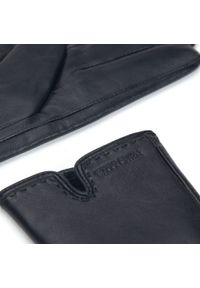 Wittchen - Damskie rękawiczki ze skóry z wycięciem czarne. Kolor: czarny. Materiał: skóra. Styl: klasyczny, elegancki #3