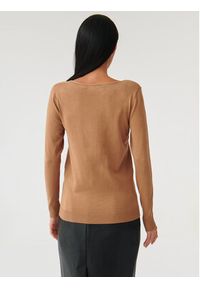 Tatuum Sweter Tessa 1 T2316.089 Brązowy Slim Fit. Kolor: brązowy. Materiał: wiskoza #4
