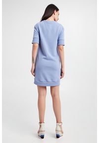 Armani Exchange - Sukienka dresowa ARMANI EXCHANGE. Materiał: dresówka. Wzór: haft. Długość: mini #2