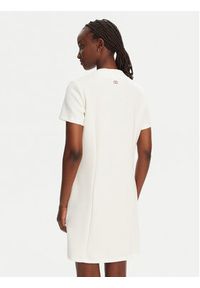 Liu Jo Sport Sukienka codzienna TA5290 J4869 Écru Regular Fit. Okazja: na co dzień. Materiał: syntetyk. Typ sukienki: proste, sportowe. Styl: sportowy, casual #4