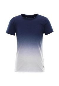 ALPINE PRO - Dziecięce T-shirt Alpine Pro Gango 2 - Komfort i Styl na Co Dzień. Kolor: niebieski, zielony, wielokolorowy. Wzór: kolorowy, nadruk. Sport: kolarstwo