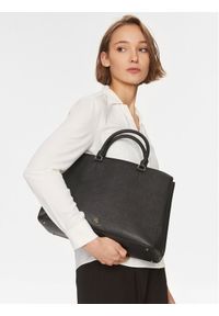 Lauren Ralph Lauren Torebka Hanna 37 431898556005 Czarny. Kolor: czarny. Materiał: skórzane #1