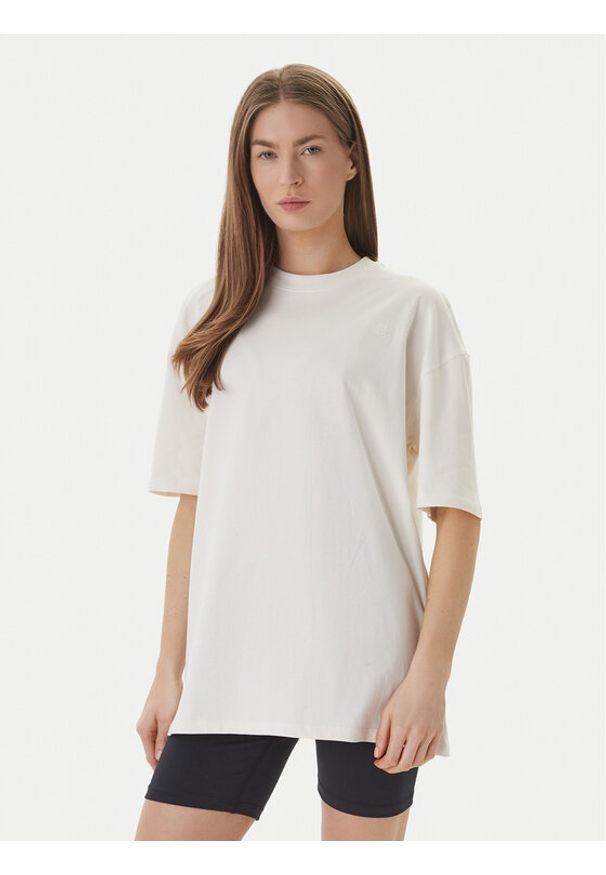 The North Face T-Shirt Essential Simple Dome NF0A8EVX Beżowy Loose Fit. Kolor: beżowy. Materiał: bawełna