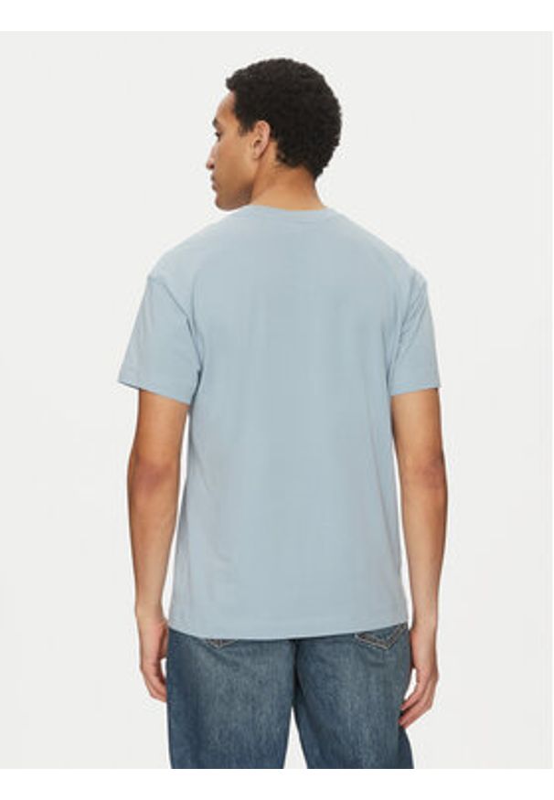 Hugo - HUGO T-Shirt Laze 50525236 Niebieski Relaxed Fit. Kolor: niebieski. Materiał: bawełna