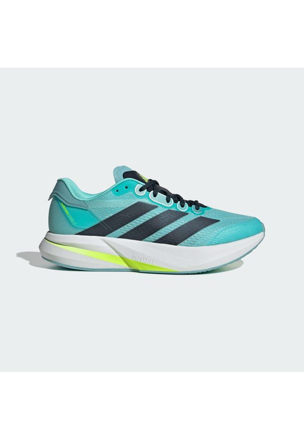 Adidas - Buty Duramo Speed 2 Running. Kolor: fioletowy, zielony, niebieski, wielokolorowy. Materiał: materiał. Sport: bieganie