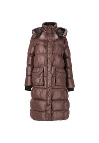 Damska długa kurtka Whistler Lakewood. Kolor: fioletowy, wielokolorowy, brązowy. Długość: długie. Sport: turystyka piesza #1