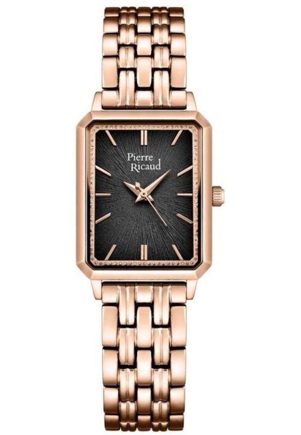 Zegarek damski Pierre Ricaud P22068.91R6Q różowe złoto. Kolor: różowy, złoty, wielokolorowy