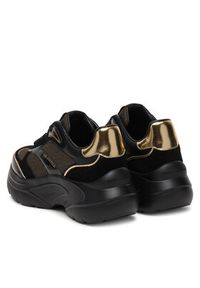 Karl Lagerfeld - KARL LAGERFELD Sneakersy Kontour Wedge KL68016 Czarny. Kolor: czarny. Materiał: skóra #3
